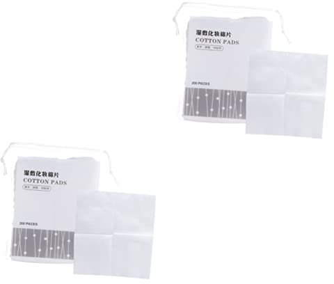 2 Pz Panni Per Il Viso Usa e Getta Fazzoletto Per Asciugamani Batuffolo Di Cotone Per Il Trucco Salviette Per Il Viso Quadrati Di Cotone Cosmetico Bianca Asciugamano Medico Ragazza
