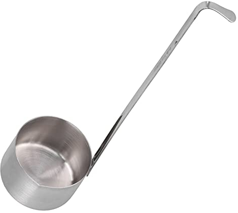 Wine Ladles, Stainless Steel Ladle Metal Soup Ladle with Long Handles Wine Measuring Spoon Canning Ladle Oil Soup Spoon for Stirring Liquid(500ML)