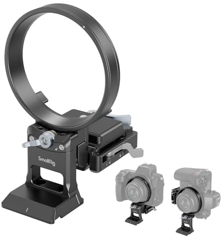 SMALLRIG Rotatable Collar Mount Plate for Nikon Z 5 / Z 6 / Z 7 / Z 6II / Z 7II / Z 8 / Z 6III Camera, for Arca-Type and for Manfrotto RC2 Plate, Supporting Horizontal and Vertical Shooting - 4306