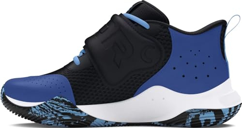 Under Armour Unisex basketskor för förskolebarn, Blå, 35 EU