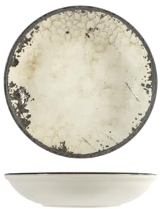 H&H Dallas Set 6 Piatti Fondi, Porcellana, 20cm