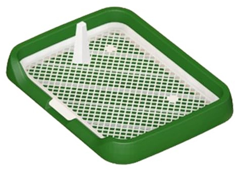 Mesh Grilltoalett, hundtoalett - Platta nät för kruka, kissmattor, hundtoalett, avtagbara kolumn husdjur kruktillbehör