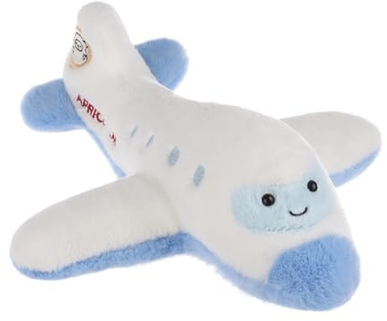 Apricot Lamb Comfort Plane Stuffed Animals for Kids, Soft Cute Plush Toys for Baby Girl and Boy, Fluffy Comfort Plane