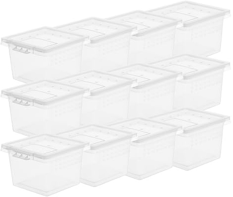 FUTUREORYY 20pcs Reptile Breeding Enclosure Ventilated Lizard Habitat Box for Snakes Tarantulas Geckos and Other Pets for Home Use