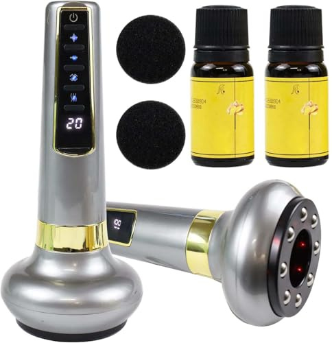 Aohcae Masajeador de celulitis al vacío, ventosaterapia eléctrica para limpiar los meridianos, masajeador de labios con ventosa, dispositivo de celulitis ems para abdomen, cintura, brazos, piernas