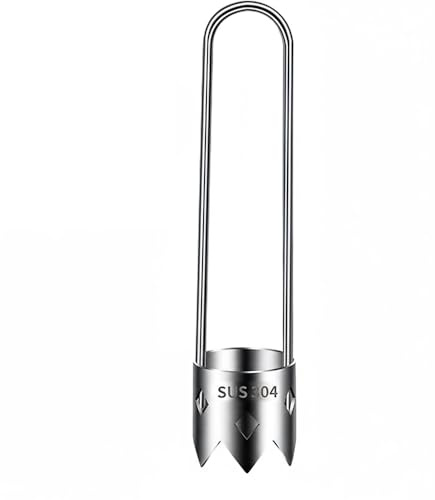 Stainless Steel Pepper Corer Remover, Multifunctional Fruit and Vegetable Corer for Bell Peppers, Apples, Pears, Tomatoes, Pineapples, Easy to Clean Kitchen Tool