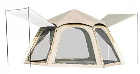 Fafeims Tienda de Campaña Ligera de Apertura Rápida para Protección Solar y Sombrilla, Tienda de Campaña Plegable a Prueba de Lluvia, Completamente Automática para Aventuras Al Aire, de Impermeable