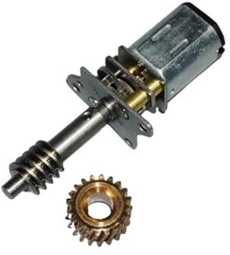 Motoriduttore a microingranaggio di precisione N20 Motoriduttore a vite senza fine con ingranaggio interamente in metallo 3V-6V Rapporto di decelerazione 1:300