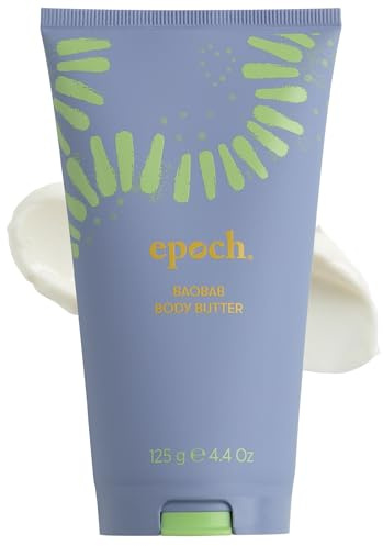 Nuskin Epoch Baobab Body Butter | Rich Cream Infused with Shea Butter and Ethnobotanical Baobab Fruit Extract for Deep Hydration, Softness, and Skin Resiliency | 4.4 oz | 1 Pack
