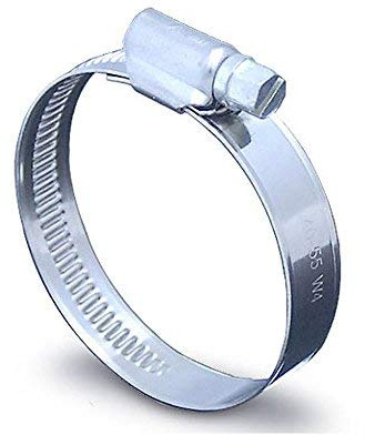 5 Pack - 85mm > 100mm Worm Drive 304 Stainless Steel Hose Pipe Clamps Clips
