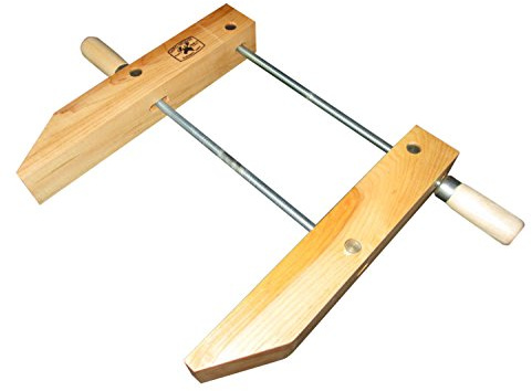 Dubuque Clamp Works Made in USA Wood Hand Screw Clamp 14 inch Hard Maple jaw