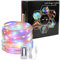 Afufu LED Luz Guirnalda Exterior USB 20M con 200leds, Mangueras Luces Led RGB, Cadena de Luces LED Colores, Temporizador, Resistente al agua, para jardín, navidad etc