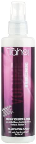 Tahe Volume Loción Voluminadora Cabellos Grasos con Arcilla blanca, Leche de Arroz y Aceite del Árbol del Té, 200 ml