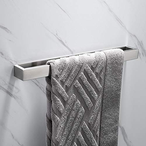 Celbon Handtuchhalter Ohne Bohren ,Handtuchhalter Edelstahl Gebürstet, Selbstklebend Handtuchstange Ohne Bohren für Badezimmer und Küche, 30CM