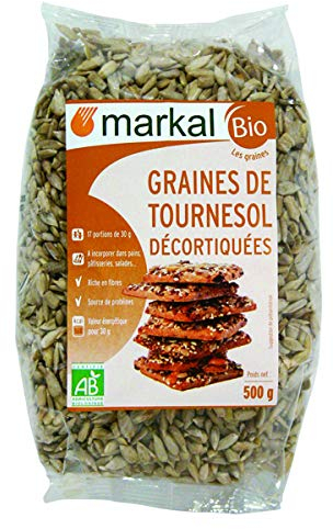 Markal - Graines De Tournesol Décortiquées 500G - Vendu par unité
