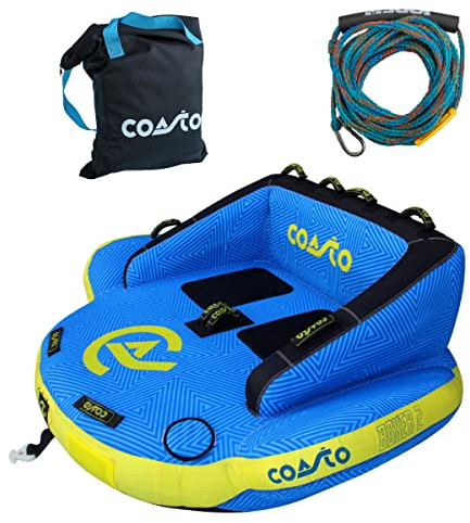 Brunelli COASTO Boxer 2 Personen Towable Tube Wassersport Boot Tubes inkl. Funtube Leine