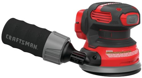 CRAFTSMAN CMCW220BR V20 Lithium-Ion Cordless Random Orbit Sander (Tool Only) (Renewed)