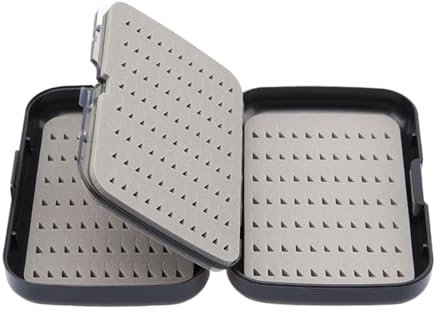 Fliegenfischer Box, Doppellagige Fliegenfischer Gerätebox mit Trennwänden, Angelbox Angelkasten, Fliegen Box Verlockung Köder Aufbewahrungstasche für Das Angeln Im Freien