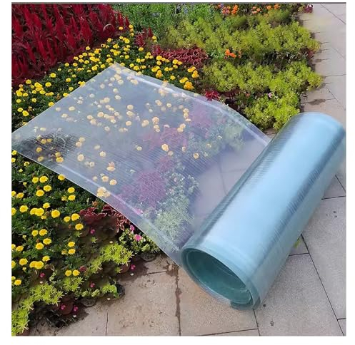Dachplatten aus Polycarbonat, durchsichtige Dachplatten for Gewächshäuser, UV-beständige Tageslichtplatten, regenfeste Markisenabdeckungen for Gewächshausüberdachungen und Balkone(Size:1.5x15m)