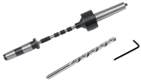 CashMuch MT2 - Kit de mandril para bolígrafo con broca de 7 mm, protector de mandril y 5 bujes para girar bolígrafos en torno