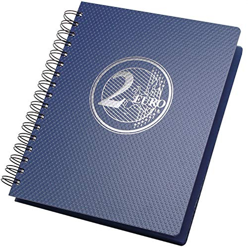 SAFE 7799 TOPset Album per monete da 2 Euro | rilegatura a spirale con 4 fogli | per la tua collezione di monete