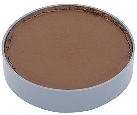 Grimas Water-Make-Up, 60ml Wasserschminke, Farbe dunkelbraun 1001, professionelle Körperfarbe, schnelltrockend und sehr hautschonend, ideal fürs Kinderschminken, Karneval und Halloween
