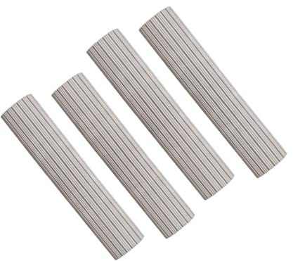 AMOS 4 x Super Mop Replacement Refill Spare Reusable PVA Sponge Head Super Absorbent for Hardwood Laminate Wood Vinyl Tiles Kitchen Bathroom Floor Cleaning