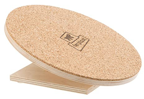 Ferplast Hamsterhjul i trä, hamsterlöparskiva, träspel, musse pigg, diameter 20 cm