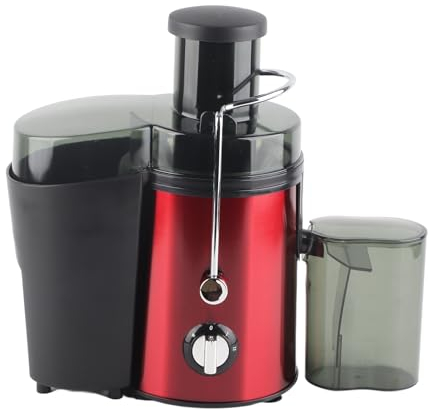 Máquinas Exprimidoras Caseras, Exprimidor Centrífugo, Procesador De Alimentos Multifunción, Extractor De Jugo Portátil Para El Hogar(Rojo)