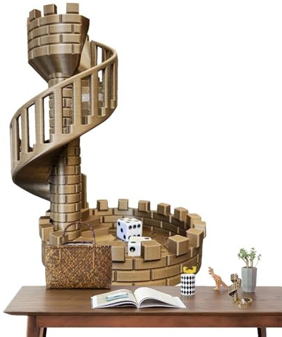 Würfelturm | Würfelturm Schloss | Schreibtischdekoration, Würfelburgturm | Miniaturspiele Und Brettspiele | Würfelturm, Burg, Siebturm, Ornamente, Antikes Römisches Burgthema, Würfelrolltur