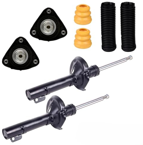 2 Gas Stoßdämpfer+Domlager vorne | 652532391 + 652532392 + 2x 72-2414 + 910026 passend für Focus 2 C-Max III
