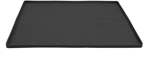 Couvercle Supérieur pour Machine à Laver, étanche, 23.62X23.62 Pouces, Couvercle Supérieur en Silicone pour Lave-Linge et Sèche-Linge, pour Buanderie (Black)