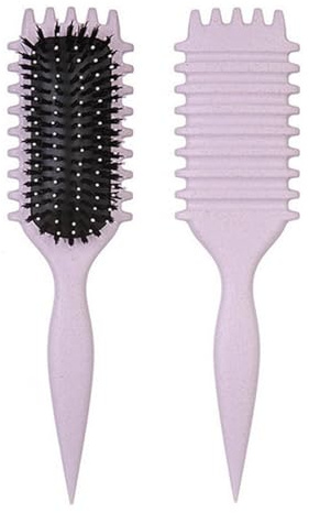 Curly hair brush, è l'ultima spazzola di styling a setole di cinghiale per capelli ricci. Ottima per districare e migliorare i riccioli. (#5, 135g)