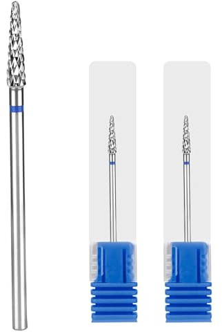 2 Pièces Embout Ponceuse Cuticules pour Ongles, 2,38mm Forets Cuticules Nettoyant Dissolvant Vernis Gel Professionnel pour Manucure et Pédicure Salon Maison