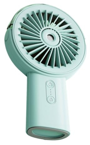 Kalttoy Ventilador de pulverización de agua recargable para viajes, maquillaje, oficina, camping al aire libre