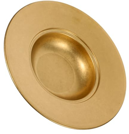 STOBAZA Tazón para Servir Pasta y Sopa Acero Inoxidable 26 Cm Vintage Dorado Profundo Multifuncional para Cenas y Postres Estilo Italiano