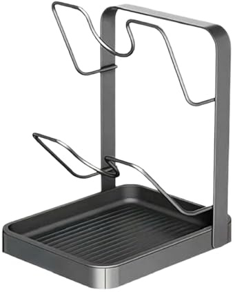 Générique Porte-Couvercles,Support de Rangement de Cuisine Anti-Dérapant - Range-Couvercles de Cuisine pour Casseroles et Poêles - pour Planche à Découper Assiette Plat Spatule Armoire