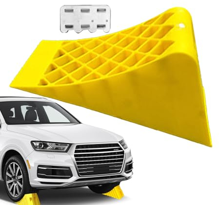 Calzos para tope de ruedas, calzos para ruedas de vehículos recreativos | Tope antideslizante para neumáticos Calzo resistente para asegurar las | Calzos de estacionamiento estables para motoci