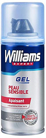 Williams Mini Gel à Raser Peau Sensible 75ml - Lot de 4