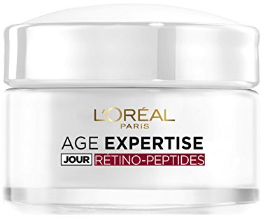 L'Oréal Paris - Crème de Jour Anti-Âge Hydratante - Soin Anti-Rides Intensif - Enrichi en Rétino-Peptides - Pour Peaux Normales à Mixtes - À partir de 45 ans - Age Expertise - 50 mL