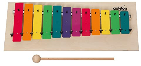 Bartl 100640 Metallophon groß, bunt, 12 Töne