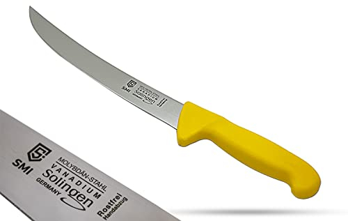 SMI - Solingen Kochmesser 10 Zoll Zerlegemesser Gebogen Metzgermesser Stechmesser Schlachtermesser