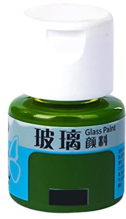 Worparsen Glasfarbe Tragbare Anfänger Künstler Glas Handwerk Oberflächenbeschichtung Dekorative Glänzend Grün
