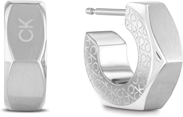 Calvin Klein Orecchini da Uomo Collezione LATCH in Acciaio Inossidabile - 35000263