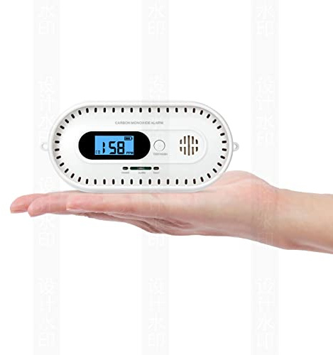 Carbon Monoxide Alarm Detector,CO Alarm Detector with Digital Display,Comply with EN50291 Certified and 85dB Sound Alarm for Home,Office (Batteries NOT Included) (Type3)