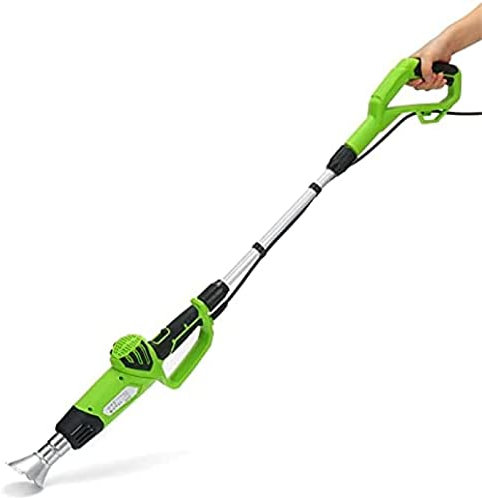 2000W 3 In 1 Bruciatore per Erbacce Elettrico Diserbatore Termico Aria Calda Erbacce Erba Fiamma Durevole Attrezzo da Giardino Sicuro con 5 Ugelli