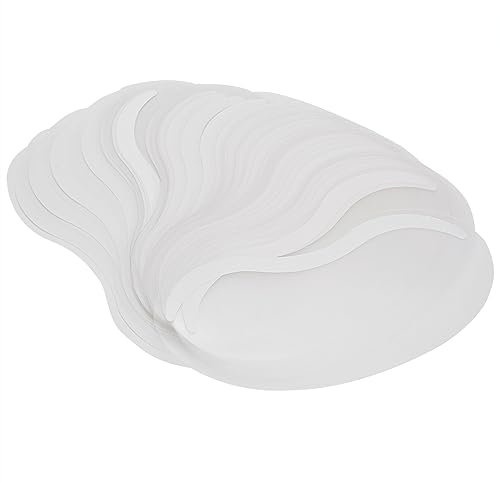 Visiera per Lacca per Capelli, Visiera in Plastica Visiera per Protezione Occhi Visiera 50 Pezzi Design Trasparente con Nastro Biadesivo per Salone e Uso Domestico