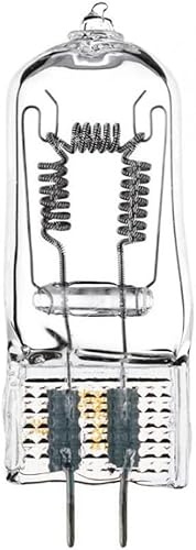 BOLLUMA Halogen Light Bulbs 650W 240V 3400K BVM 64540 Halogen Tungsten Lamp Bulb, Clear Capsule 2 Pin Warm White Non-Flicker, Ideal for Photography, Ceiling Lights, 1 Pack