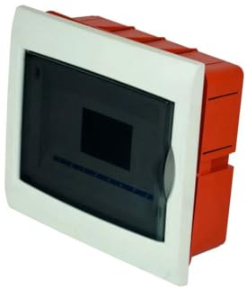 Centralino elettrico da incasso 8 moduli IP40 IK07 coperchio 255 x 215 x 75 mm made in italy