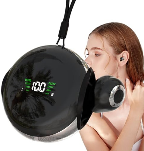 Generico Auricolari Wireless - Cuffie Wireless,Controllo Tattile Intelligente con Riduzione Rumori per Casa Palestra Viaggio Sport e Regalo